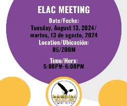 ELAC Meeting